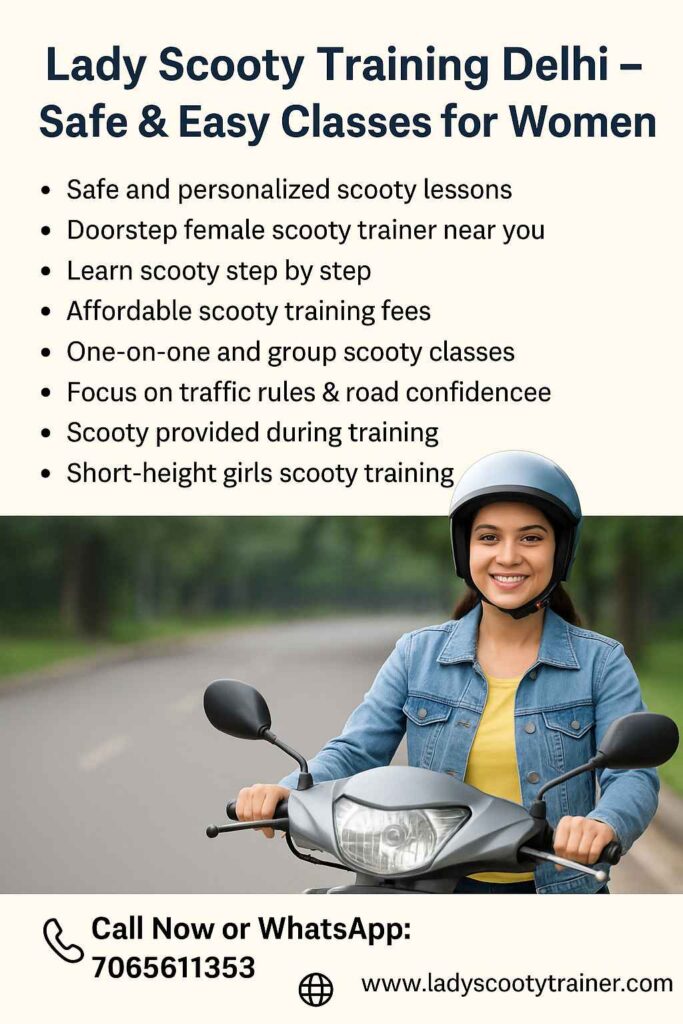 Lady Scooty Training