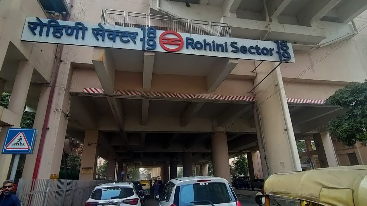 Rohini sector 18 metro station