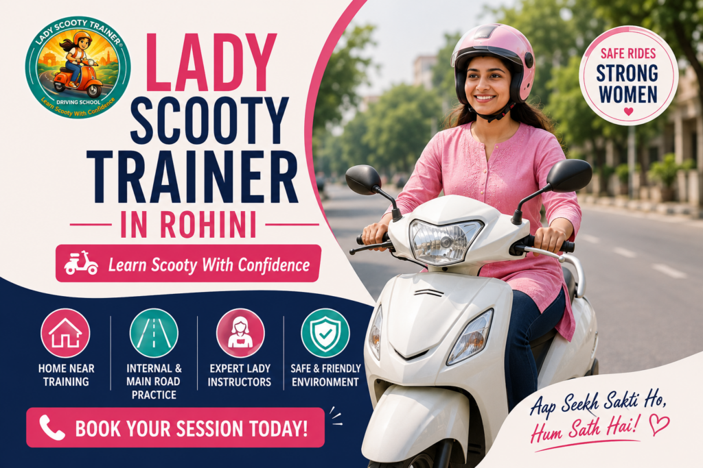 Lady Scooty Trainer in Rohini