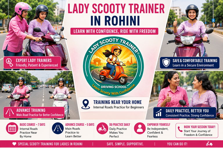 Lady Scooty Trainer in Rohini