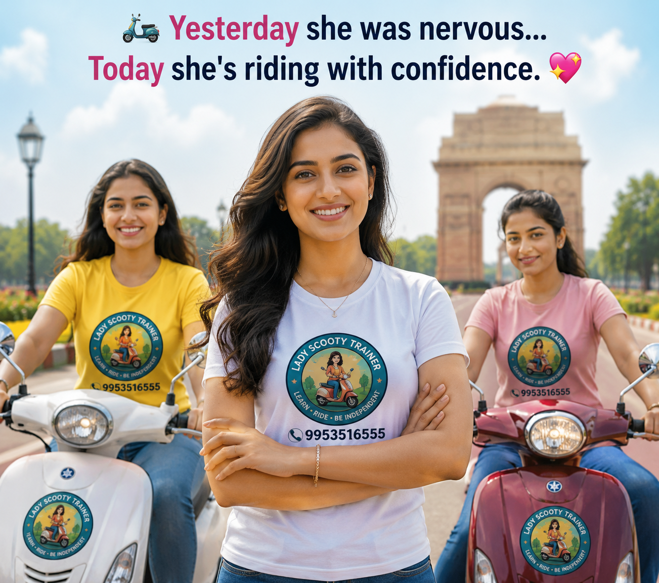 Female scooty training