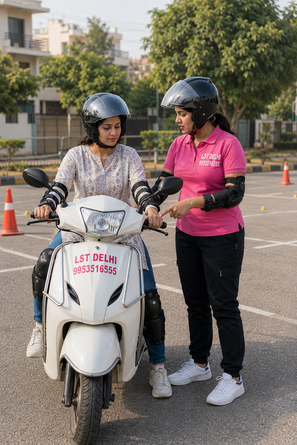 Home lady scooty trainer